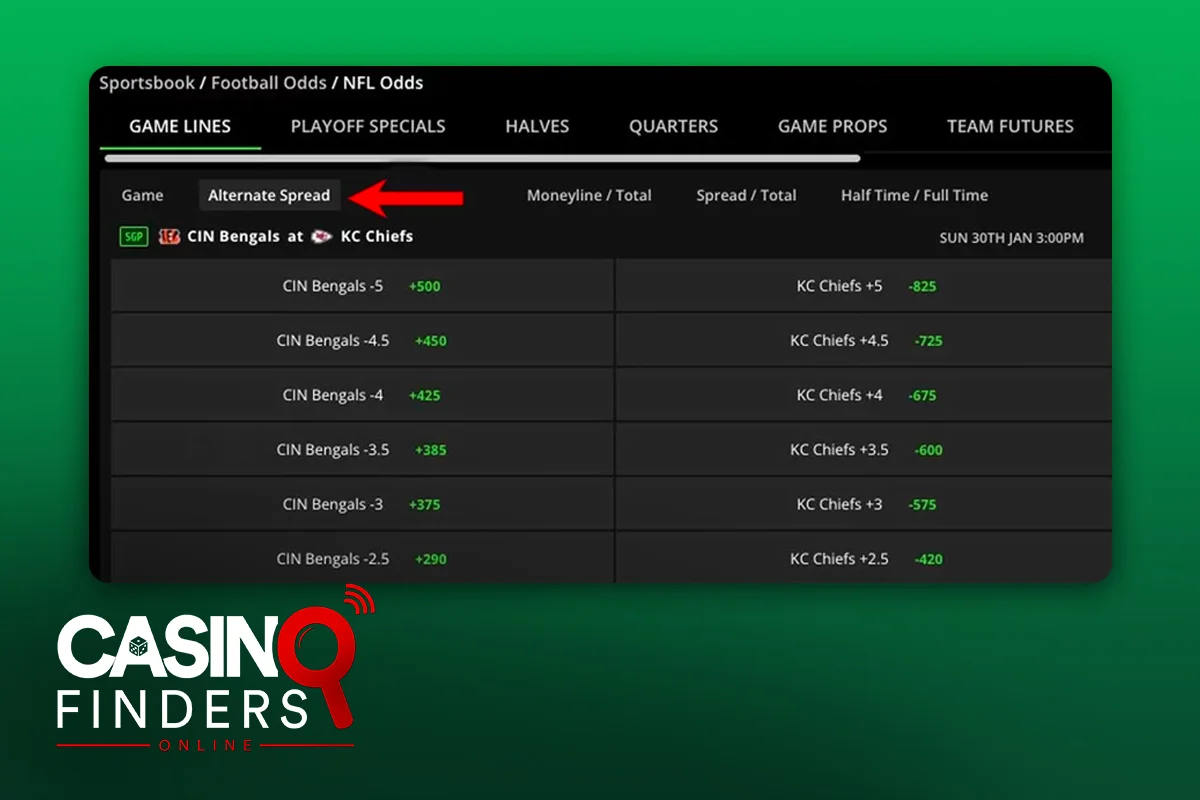 Alternative Lines in Sports Betting