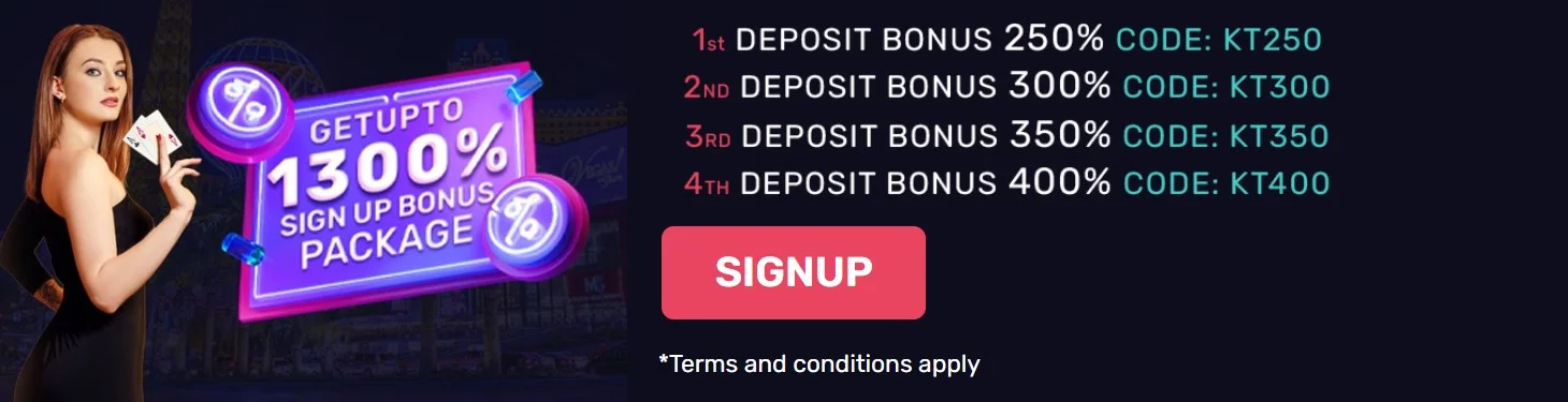 Bonus Package: For 4 Deposits
