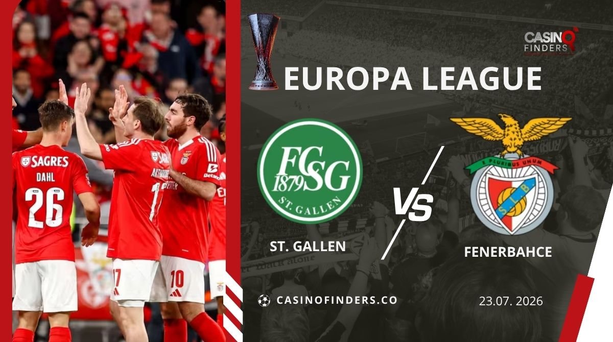 St. Gallen vs Benfica Prediction, Betting Tips & Odds | Jul 23 2026