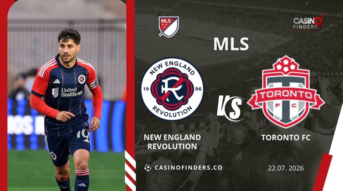 New England Revolution vs Toronto FC Prediction, Betting Tips & Odds | Jul 22 2026