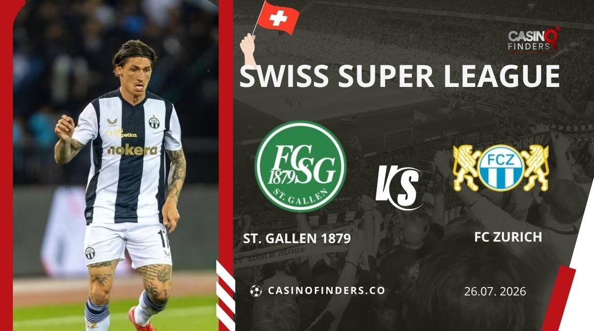 St. Gallen vs FC Zurich Prediction, Betting Tips & Odds | Jul 26 2026